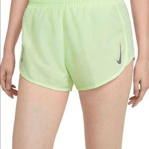 light green nike shorts - XL